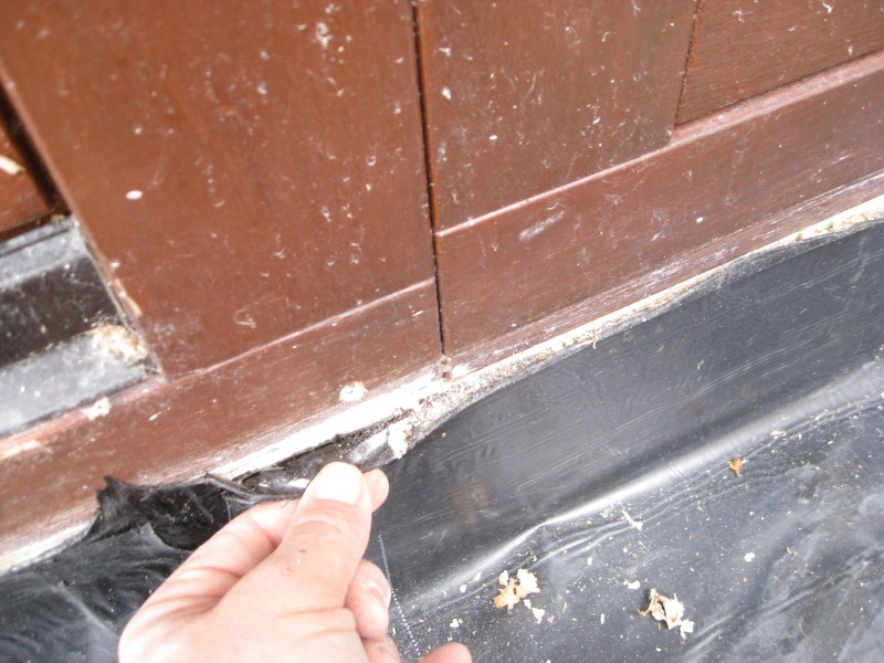 Pfusch an der Terrasse