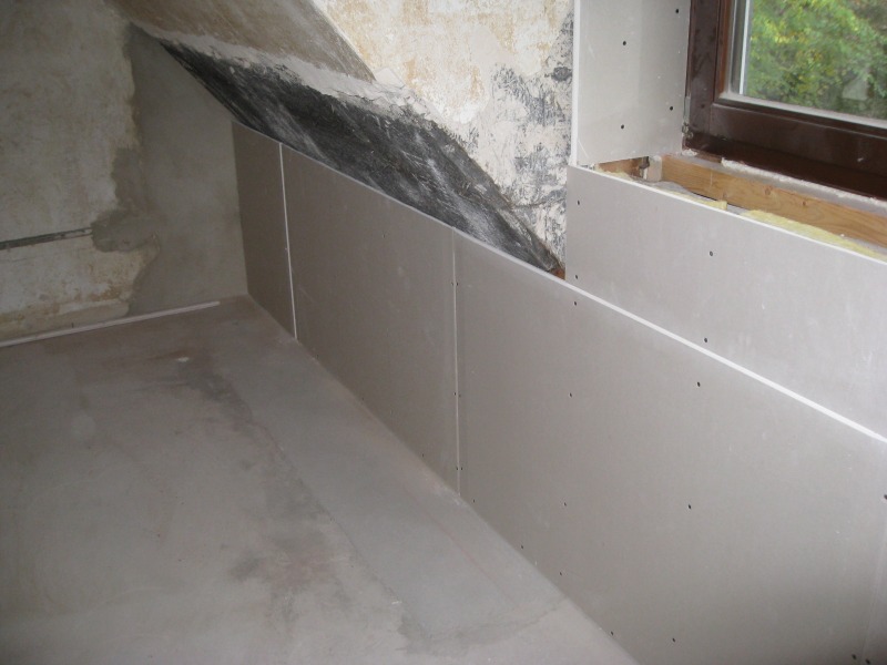 Trockenbau und "Nassbau"