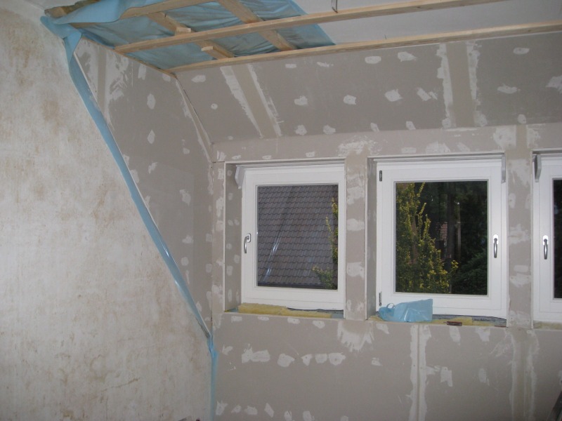 Rigips-Platten im Kinderzimmer