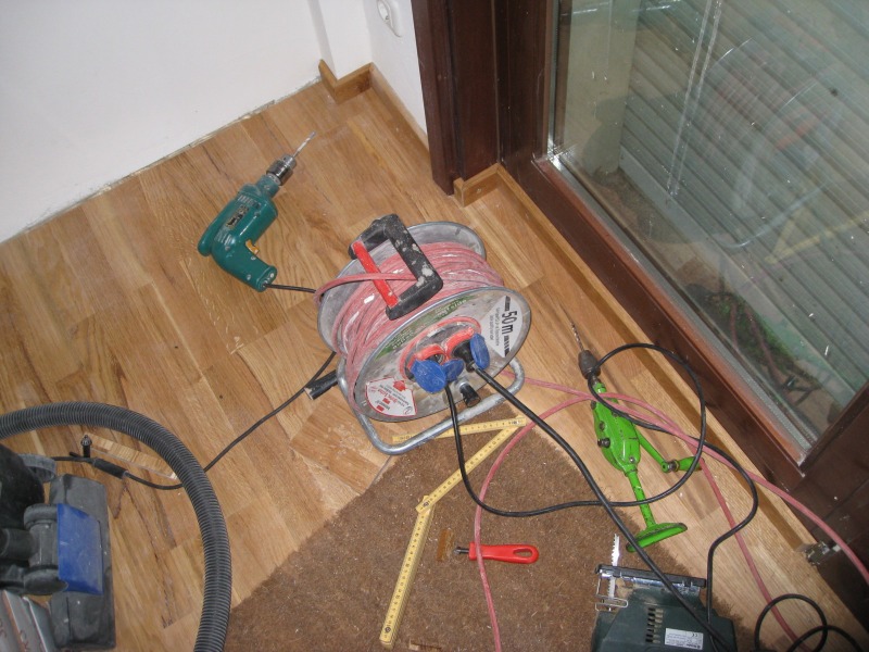 Fu&szlig;leisten im Anbau